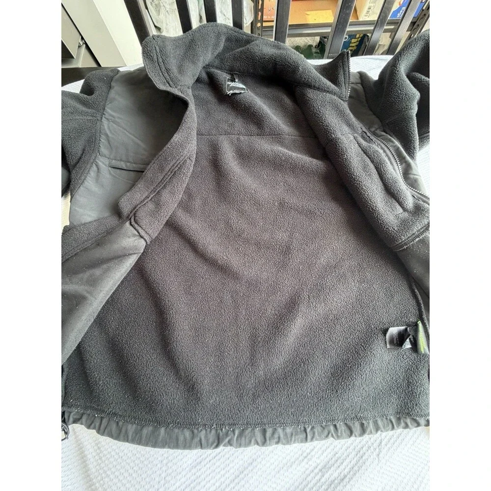The North Face Jacket Mens Small Black Denali Polartec Fleece Full Zip Outdoor